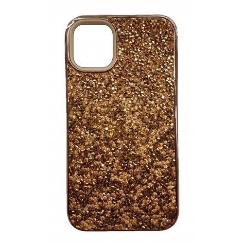 iPhone 13 Pro Glitter Bling Case Gold